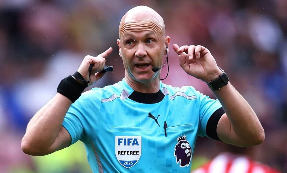 WELLBET中国-英超第22轮裁判：安东尼-泰勒执法曼市德比，鲍森担任VAR